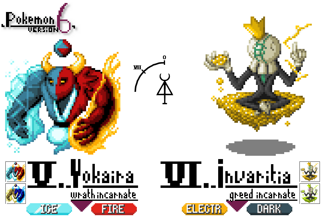 GBA Pkmn hack:Pkmn 6 - Entities of sin (III)