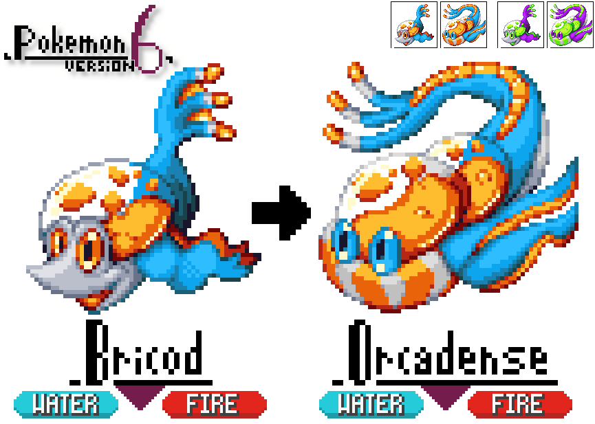 GBA Pkmn hack:Pkmn 6 - Fluorescent Fiery Fishes