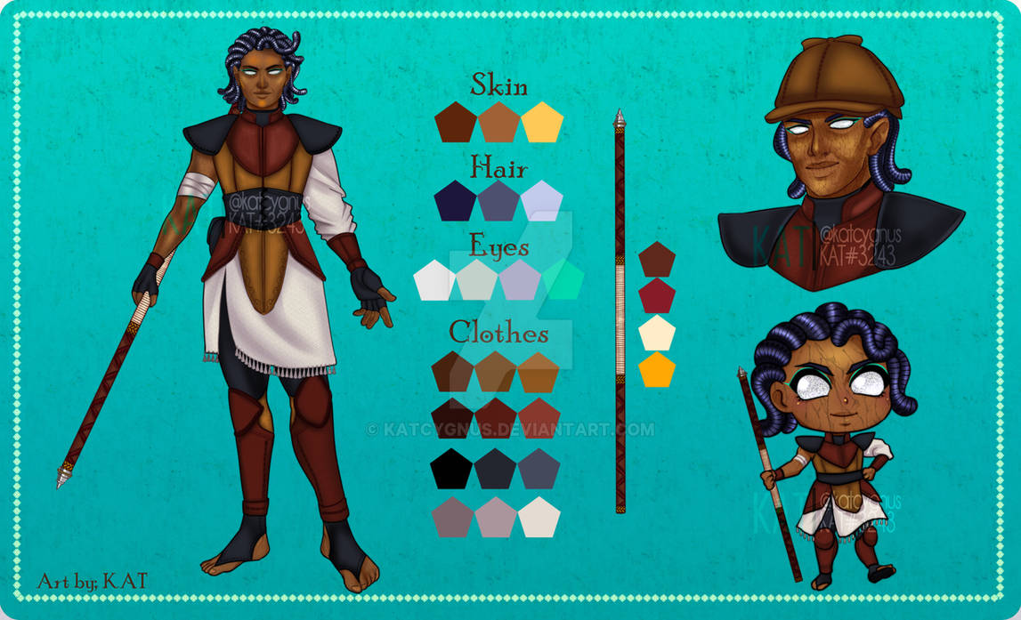 Character Sheet Commission by KatCygnus on DeviantArt