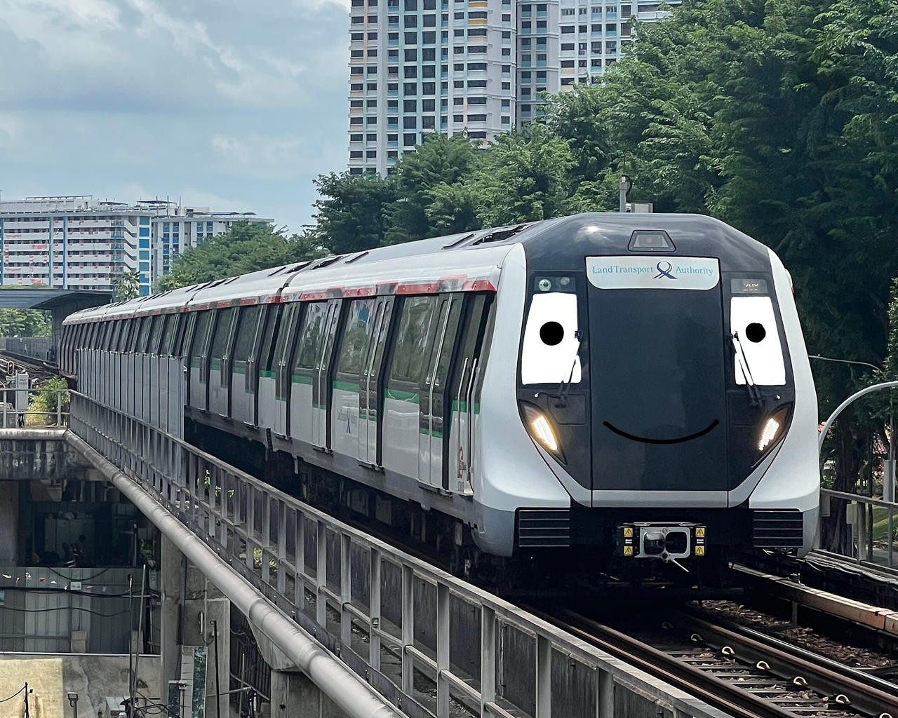 Ped The SMRT R151 Train (Pixar Metro OC) by misterpelo on DeviantArt
