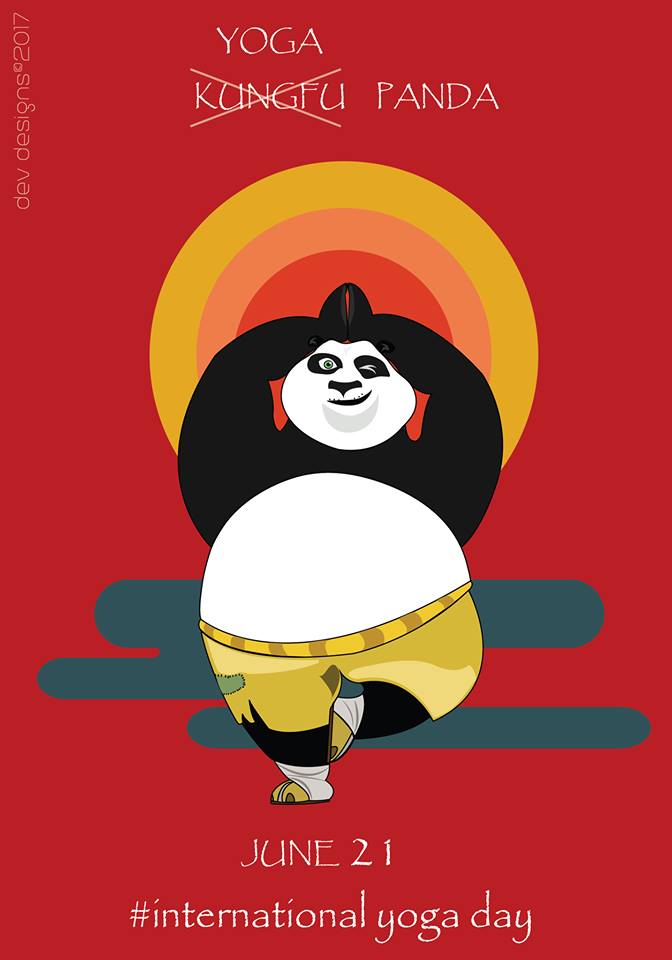 yoga panda by jayadev94 on DeviantArt