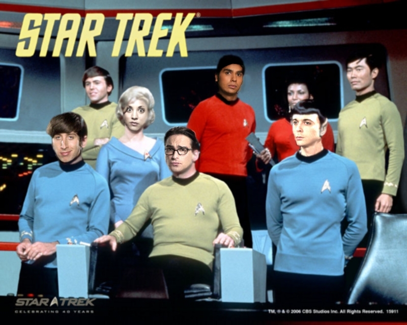 Big Bang Theory: STAR TREK style