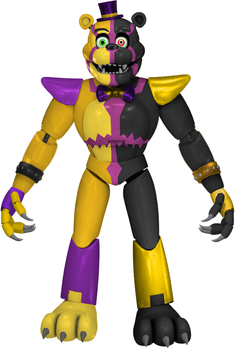 FNAF 4 Nightmare Fredbear full body by Enderziom2004 on DeviantArt