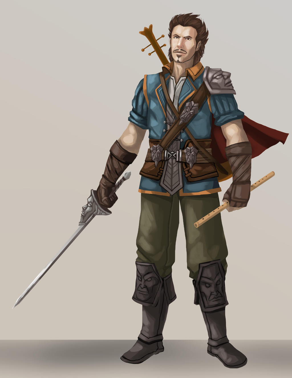 DnD Human Bard Character by TehScottman on DeviantArt