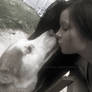 Sweet doggie kisses