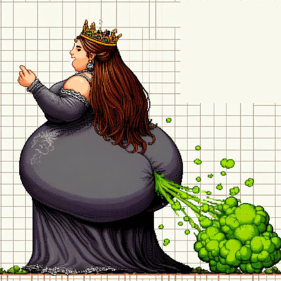 AI Fat Girl Fart Art - Queen 6 by ILUVGIRLFARTING on DeviantArt