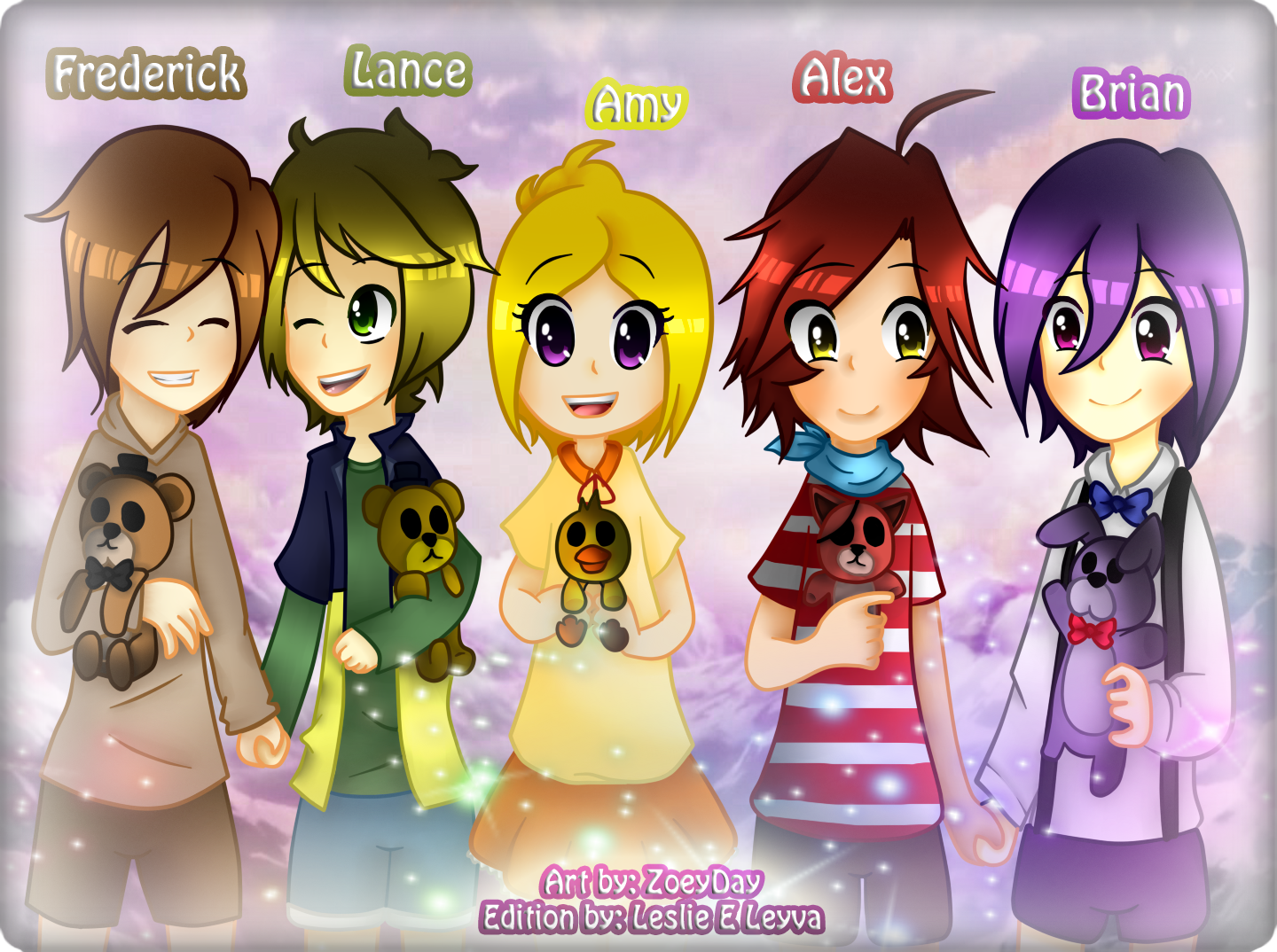 FNAF The Five Children's by candlehead99 on DeviantArt