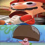 Patrick sees SMG4 Mario Choking