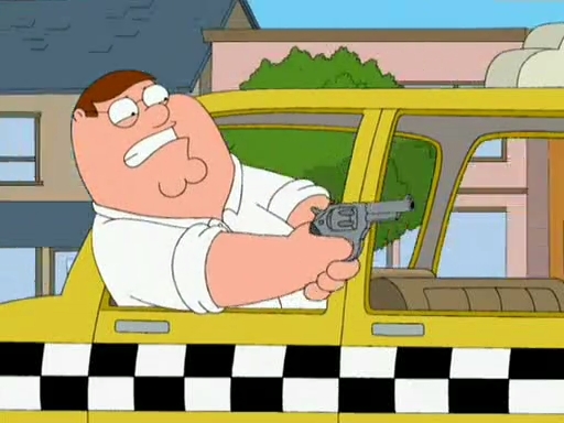 Peter Loading Gun Peter With Gun In Taxi by MrArtGuy345 on DeviantArt