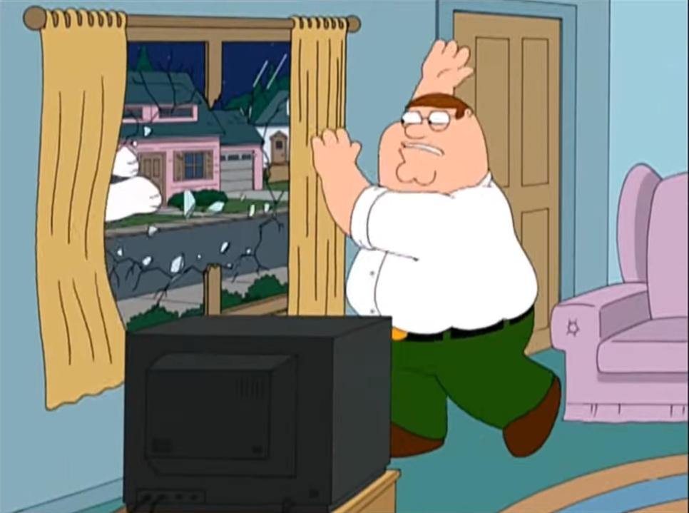 Peter Throws Brian Into Window by MrArtGuy345 on DeviantArt