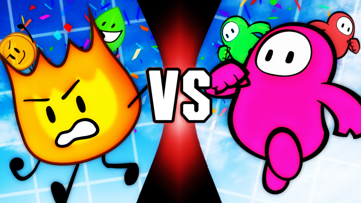 BFDI vs Fall guys by josheey on DeviantArt