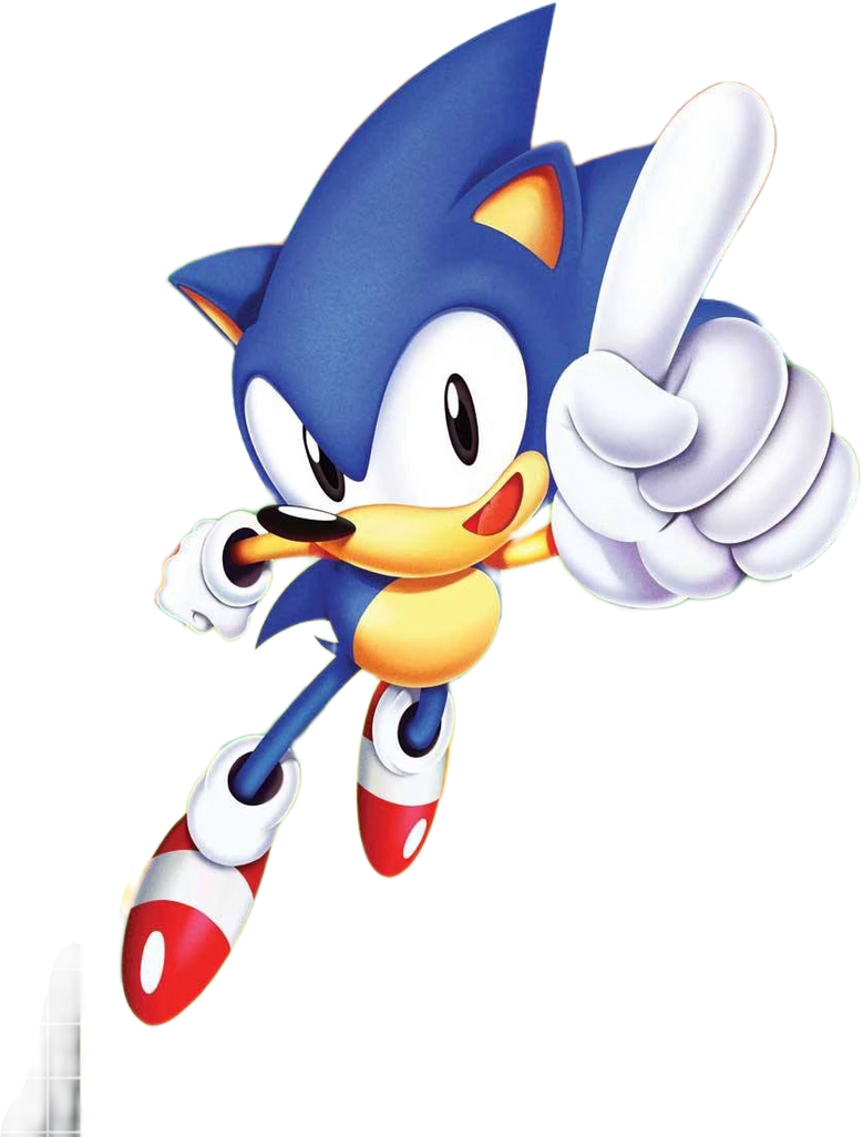 Classic Sonic (sega) render by josheey on DeviantArt
