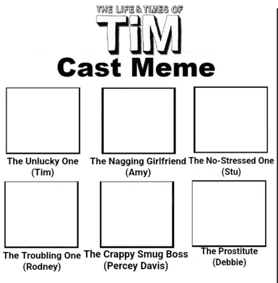 The Life and Times of Tim cast meme template by BrickleberryRocks2K8 on ...