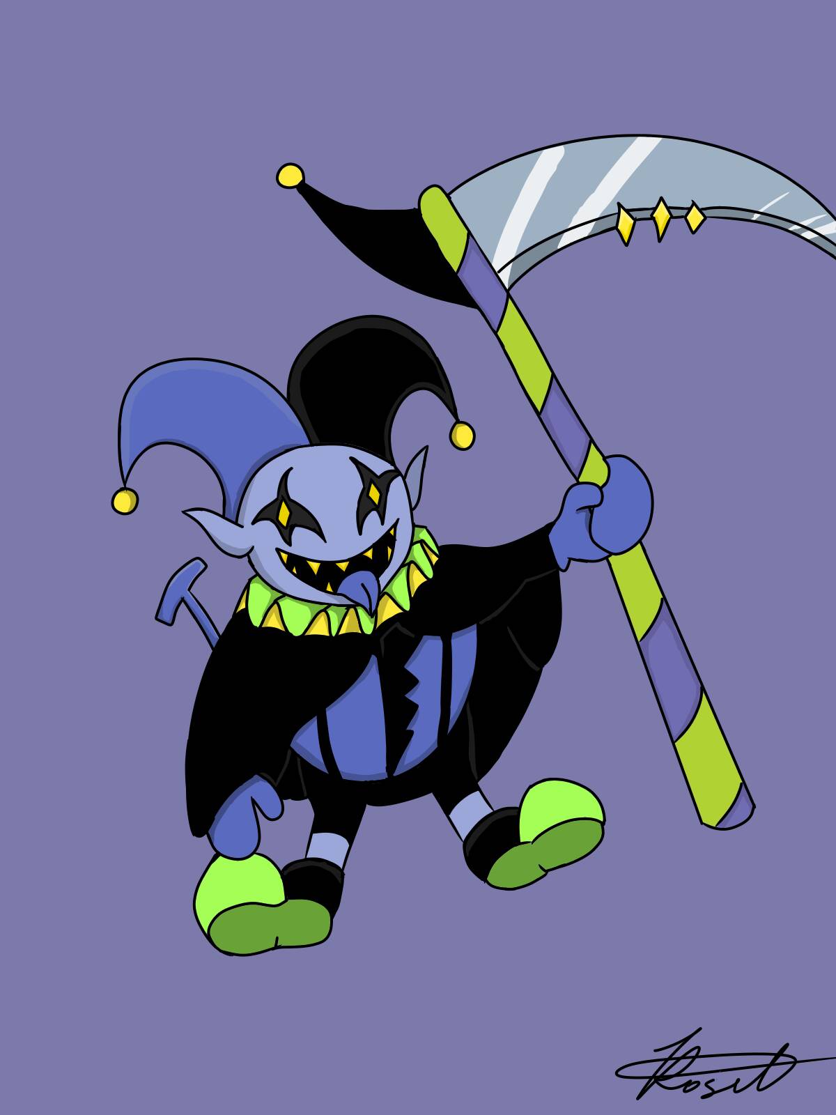 jevil by roselmc2002 on DeviantArt