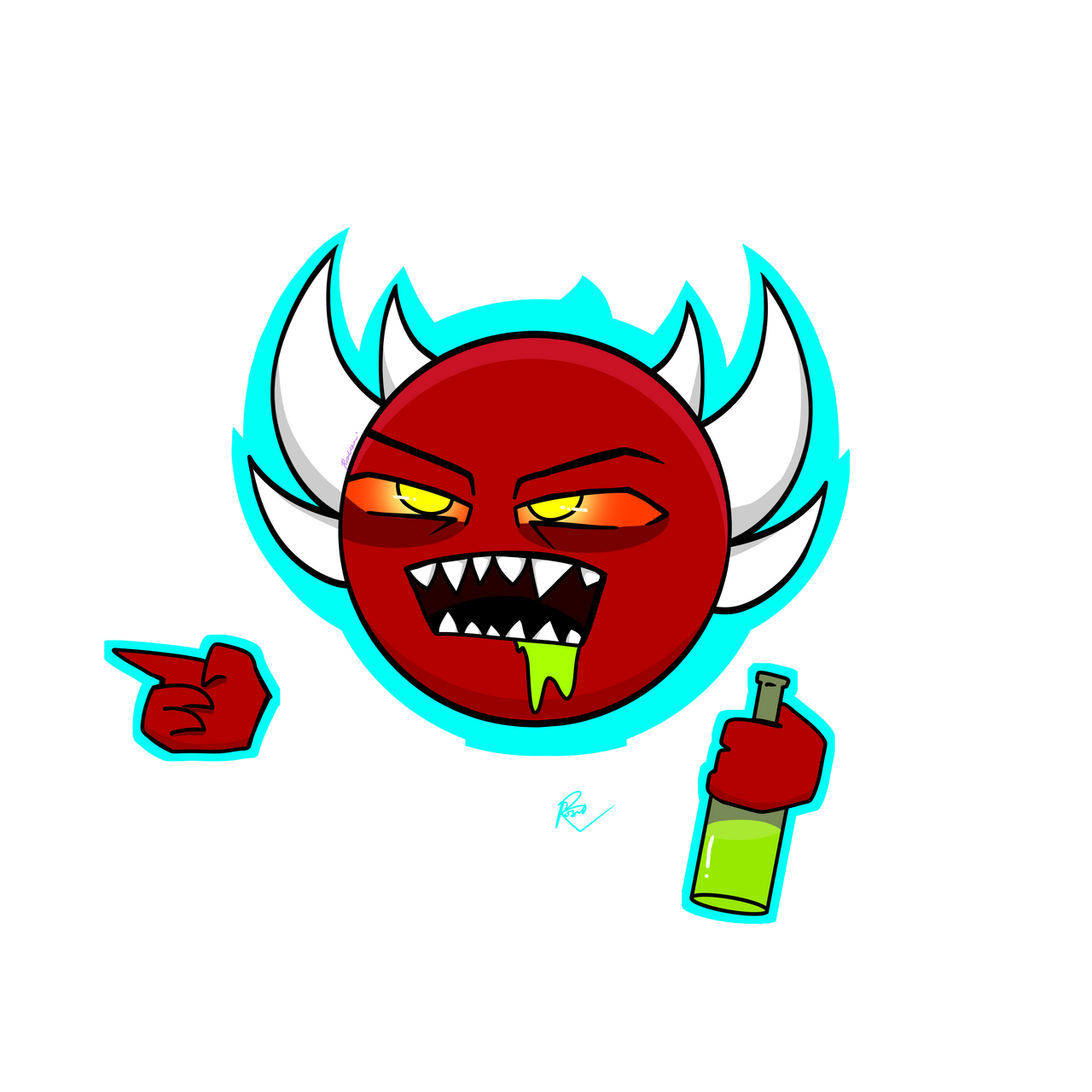 Geometry Dash Drunk Extreme Demon Faces By RoselChan On DeviantArt geometry-dash-drunk-extreme-demon-faces-by-roselchan-on-deviantart