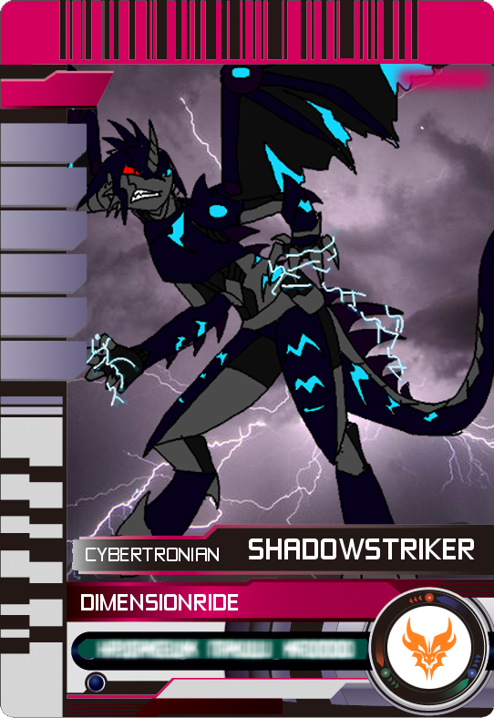 Shadow Rider Card Kamen Rider Decade Card - Shadowstriker by TriWulvbaen on DeviantArt