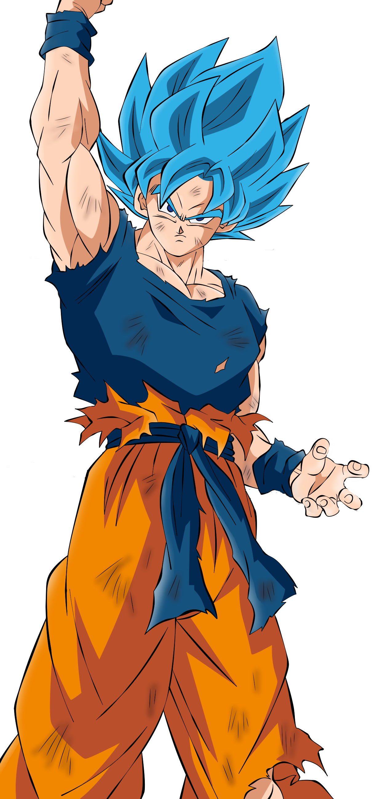 Goku (Super Saiyan Blue) 1 by 345boneshoss on DeviantArt
