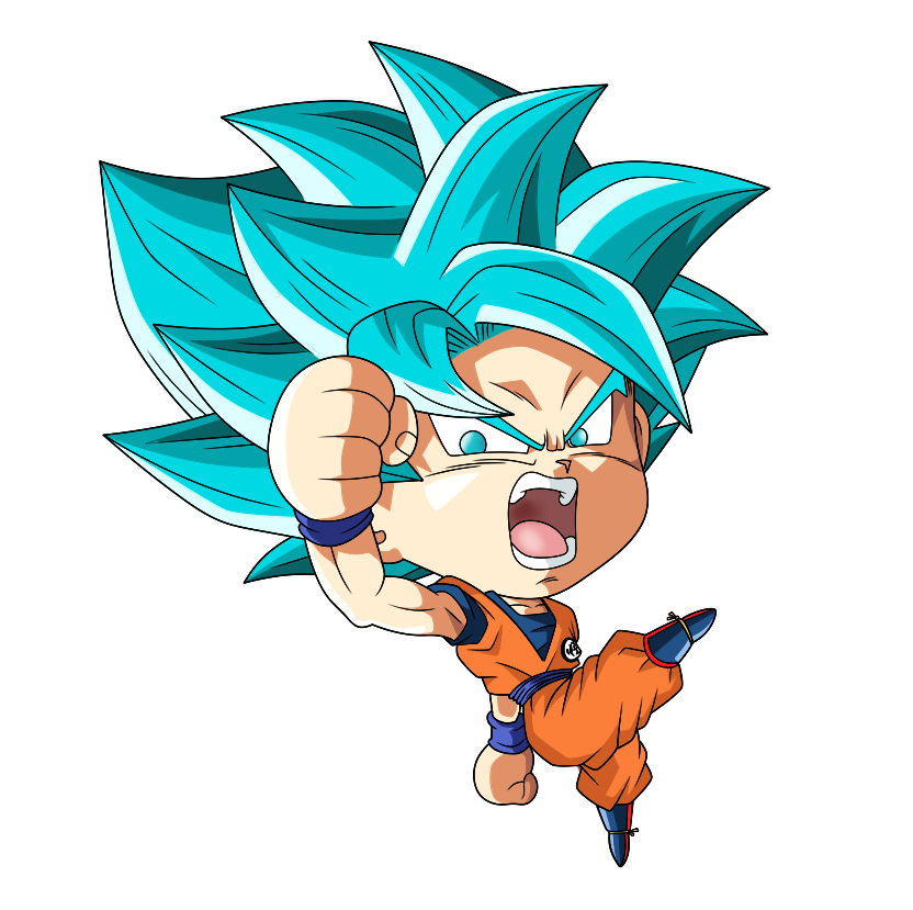  Goku SS Azul Chibi by SSJROSE8 on DeviantArt