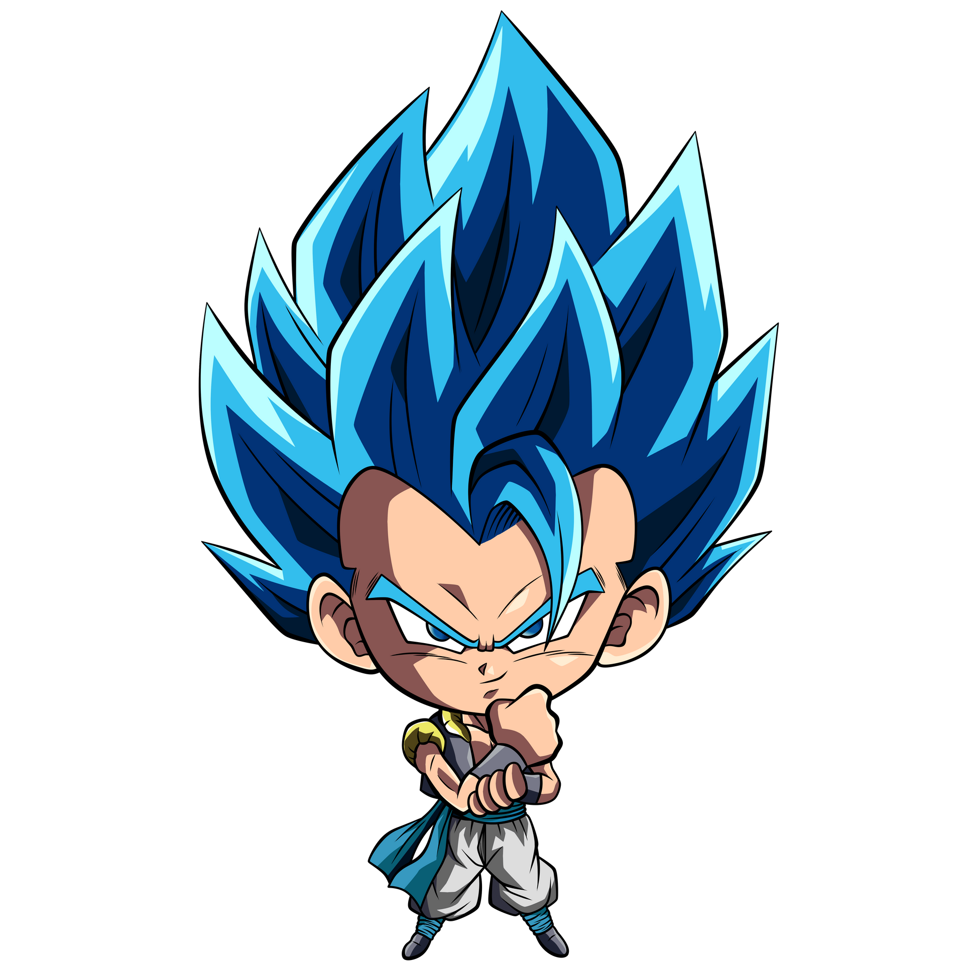 Dragon Ball Avatar [Dragon Ball FighterZ] Gogeta Blue Chibi