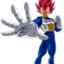 Vegeta SSJ Dios Render 1