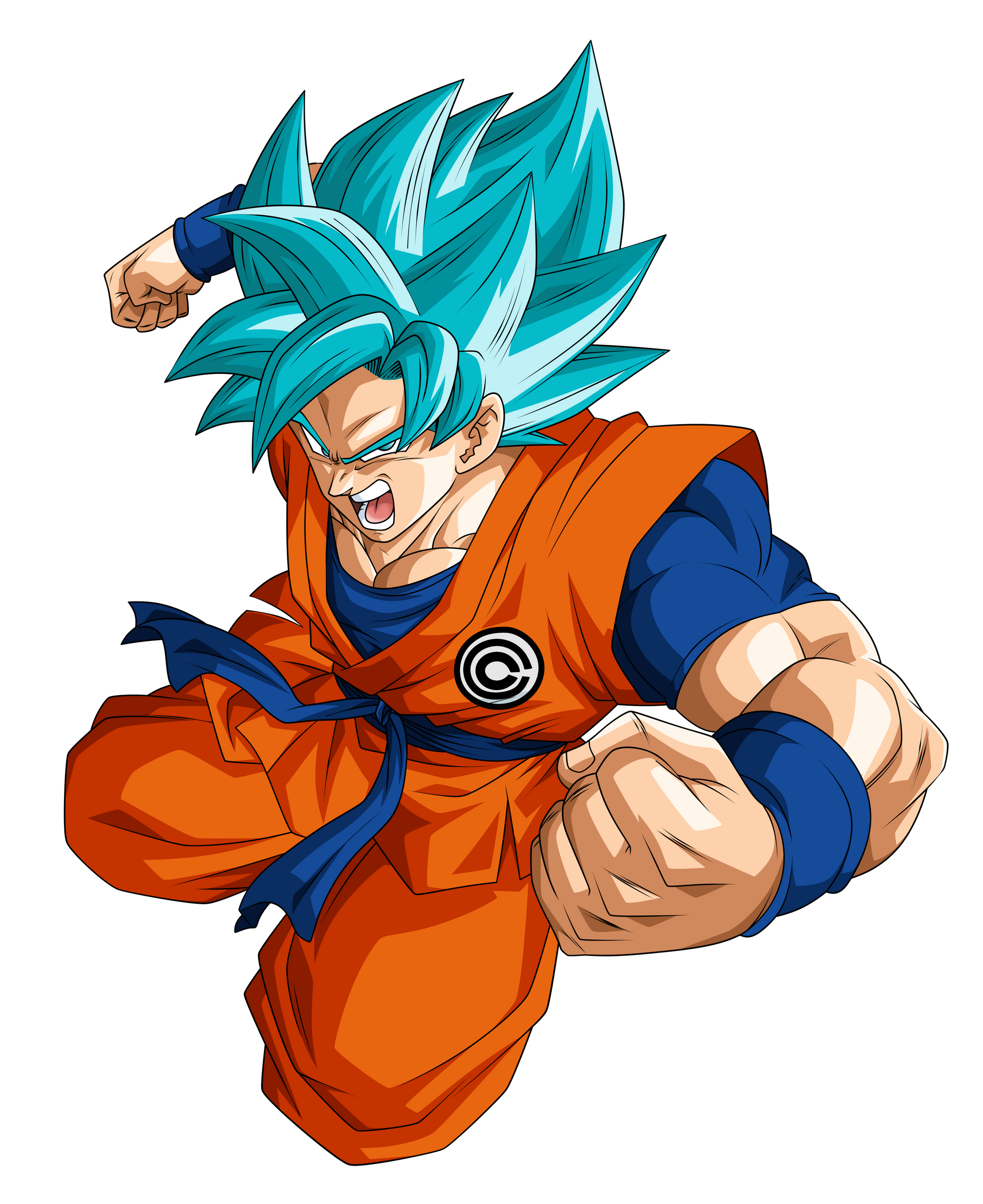 Son Goku Super Saiyan Blue by crismarshall on DeviantArt