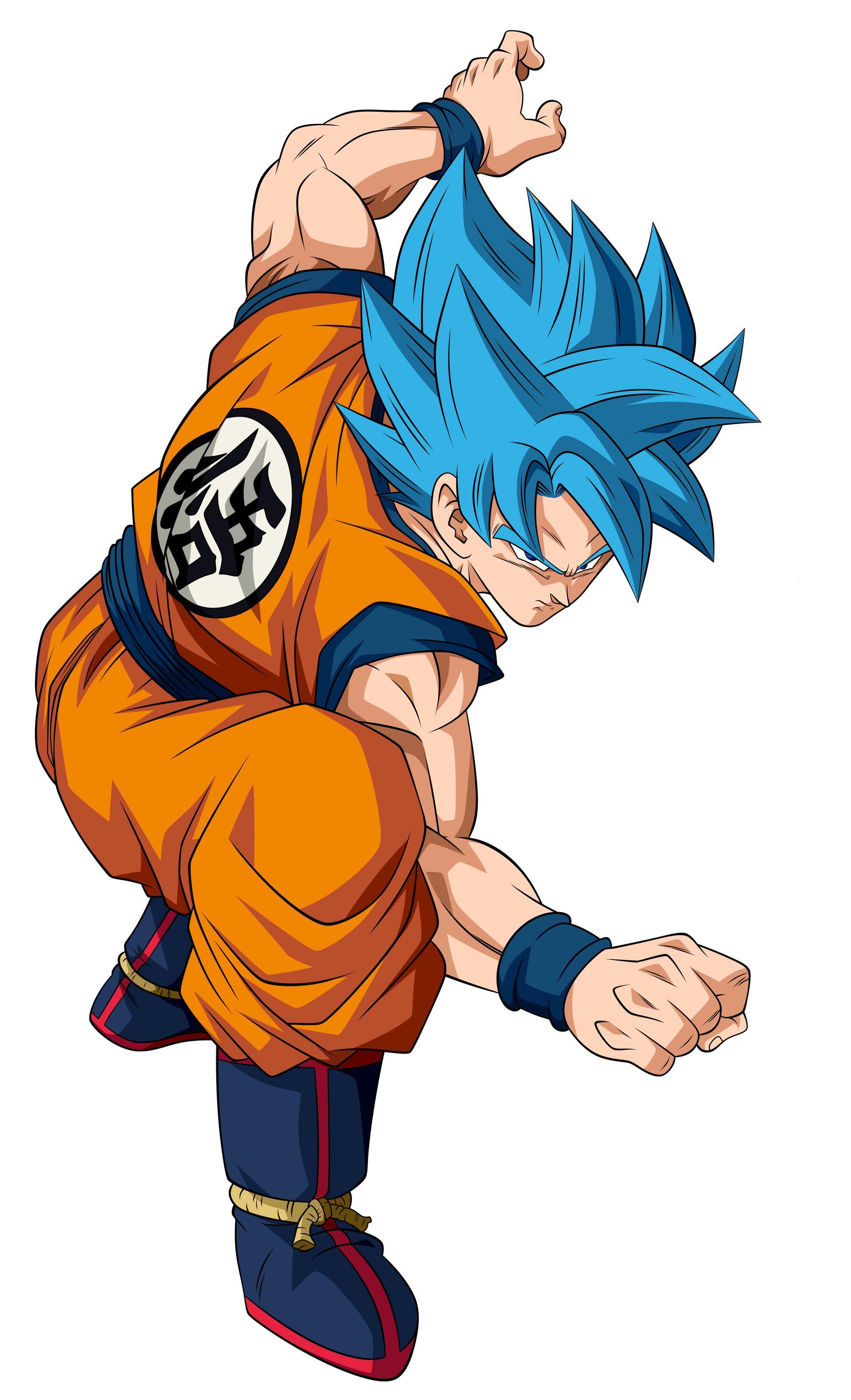 Goku SSGSS Render 1 () by SSJROSE890 on DeviantArt