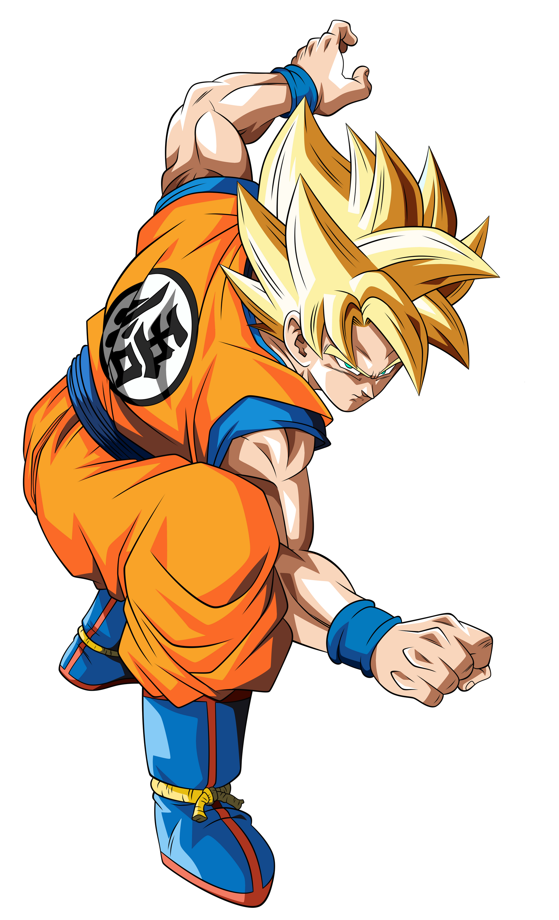 Goku super saiyan blue by BardockSonic on DeviantArt