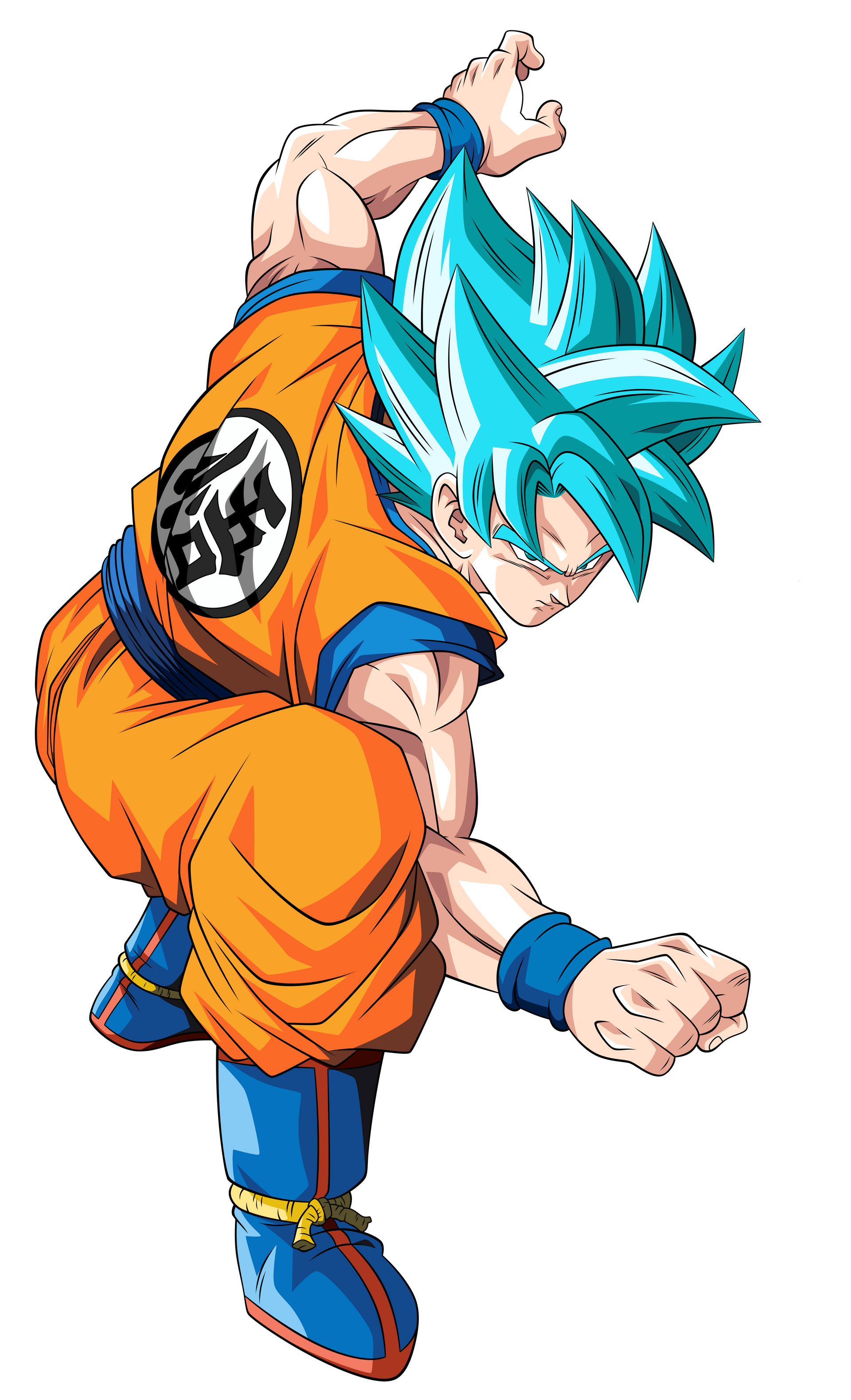 Goku Super Saiyajin Blue Render 1 (Alt.12) by SSJROSE890 on DeviantArt