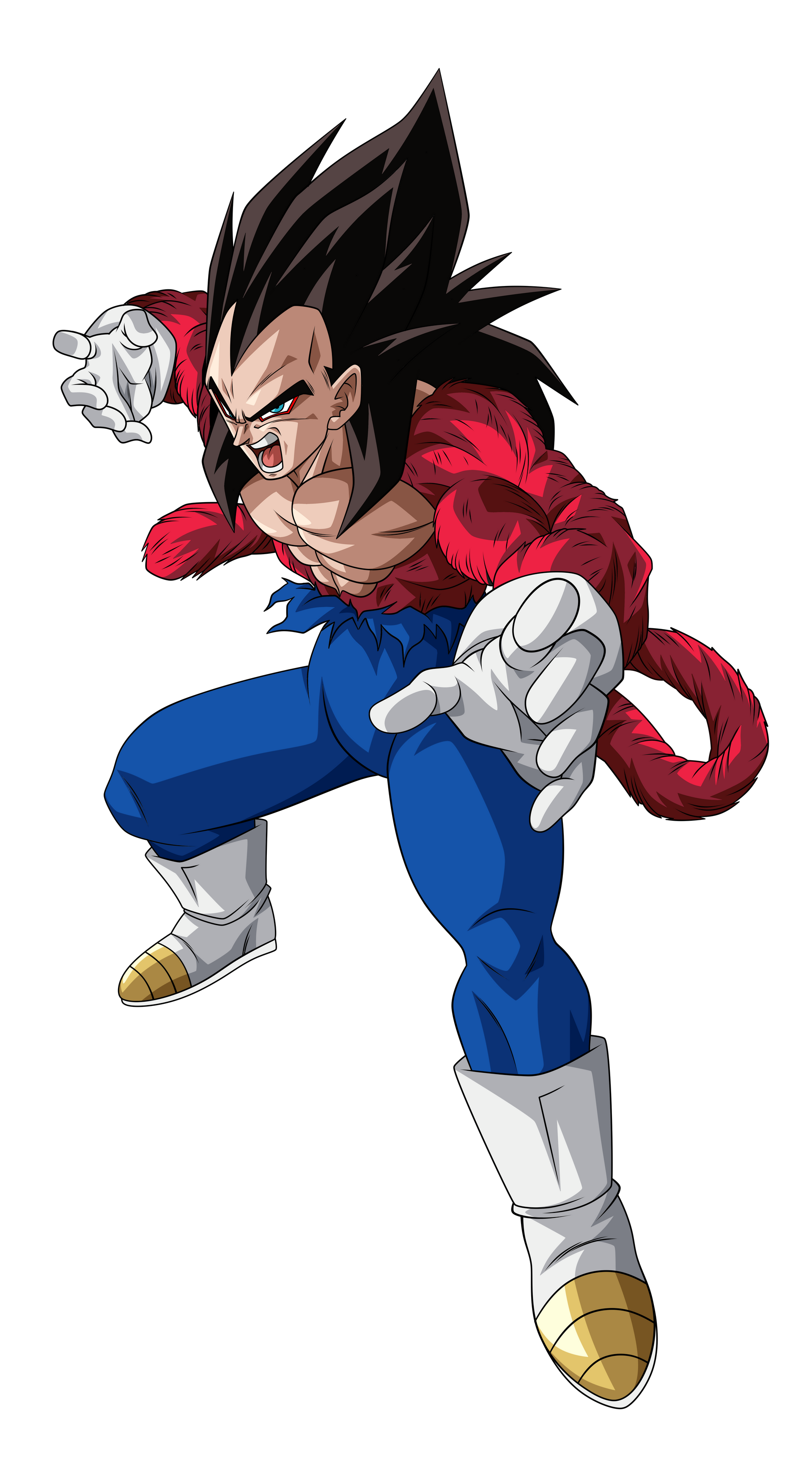 Vegeta Super Saiyajin 4 Render 2 by SSJROSE890 on DeviantArt