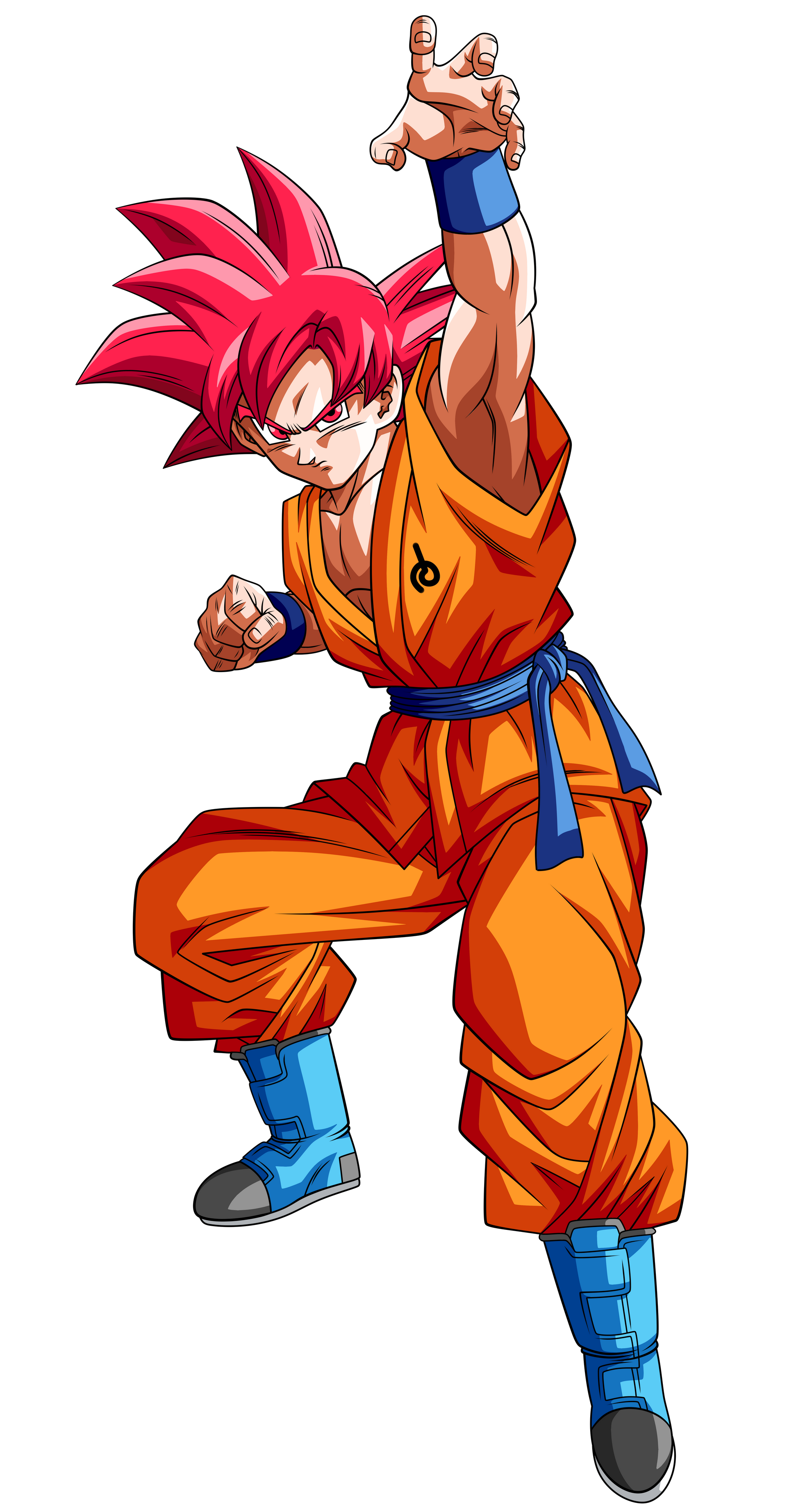 Goku Super Saiyajin Dios Render 2 () by SSJROSE890 on DeviantArt