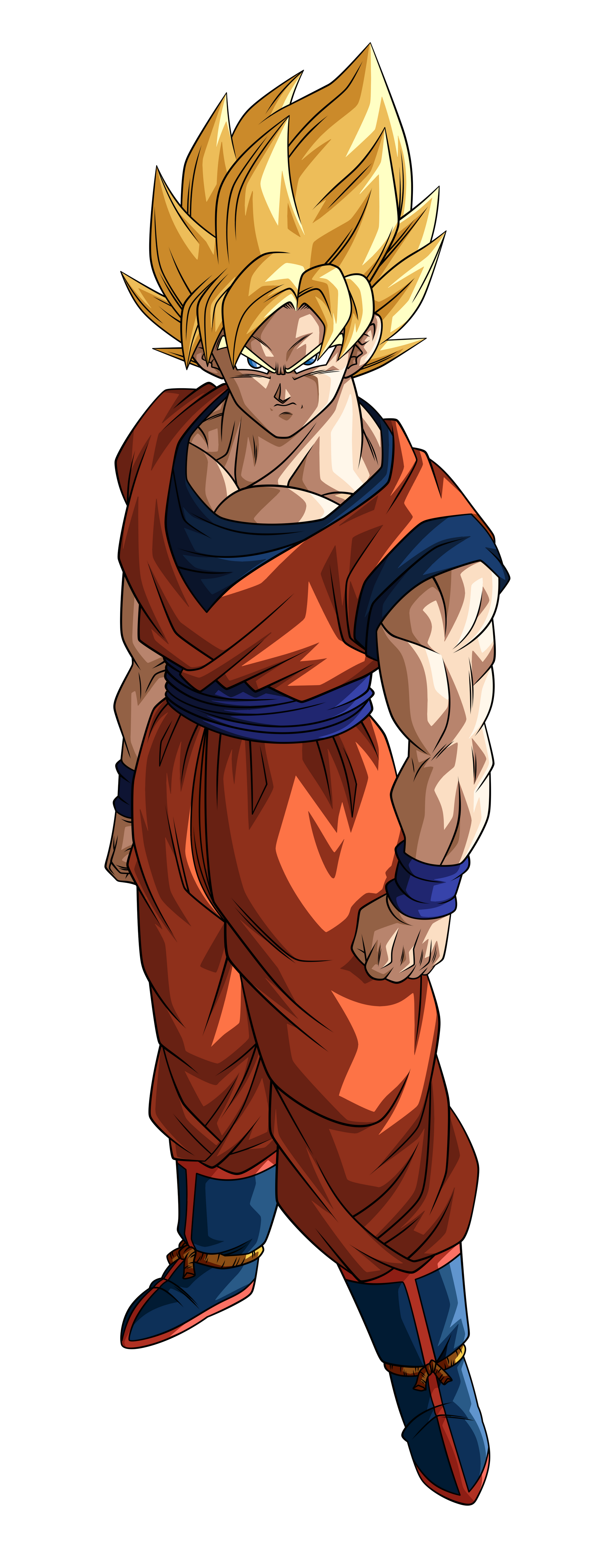 Goku Super Saiyajin Render 1 (Alt.1) by SSJROSE890 on DeviantArt