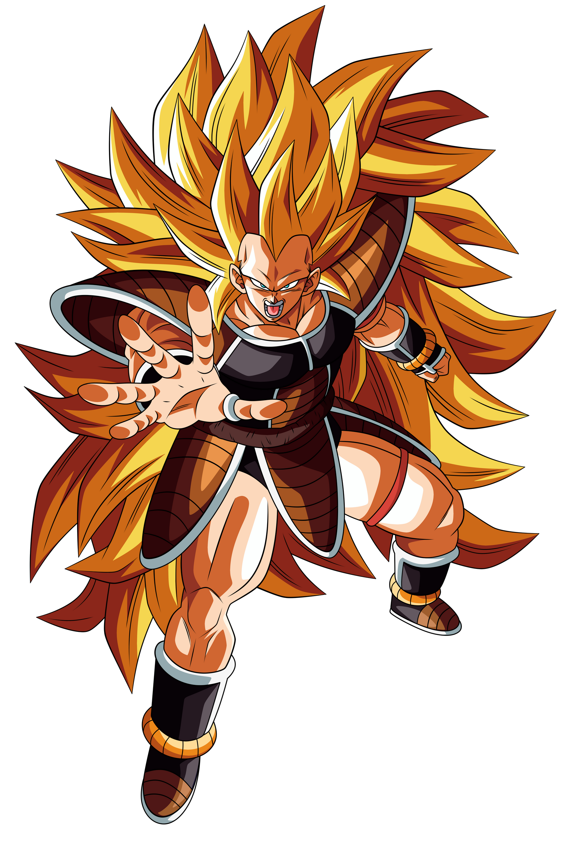 Raditz SSJ3 Render 1 (Alt.1) by SSJROSE890 on DeviantArt