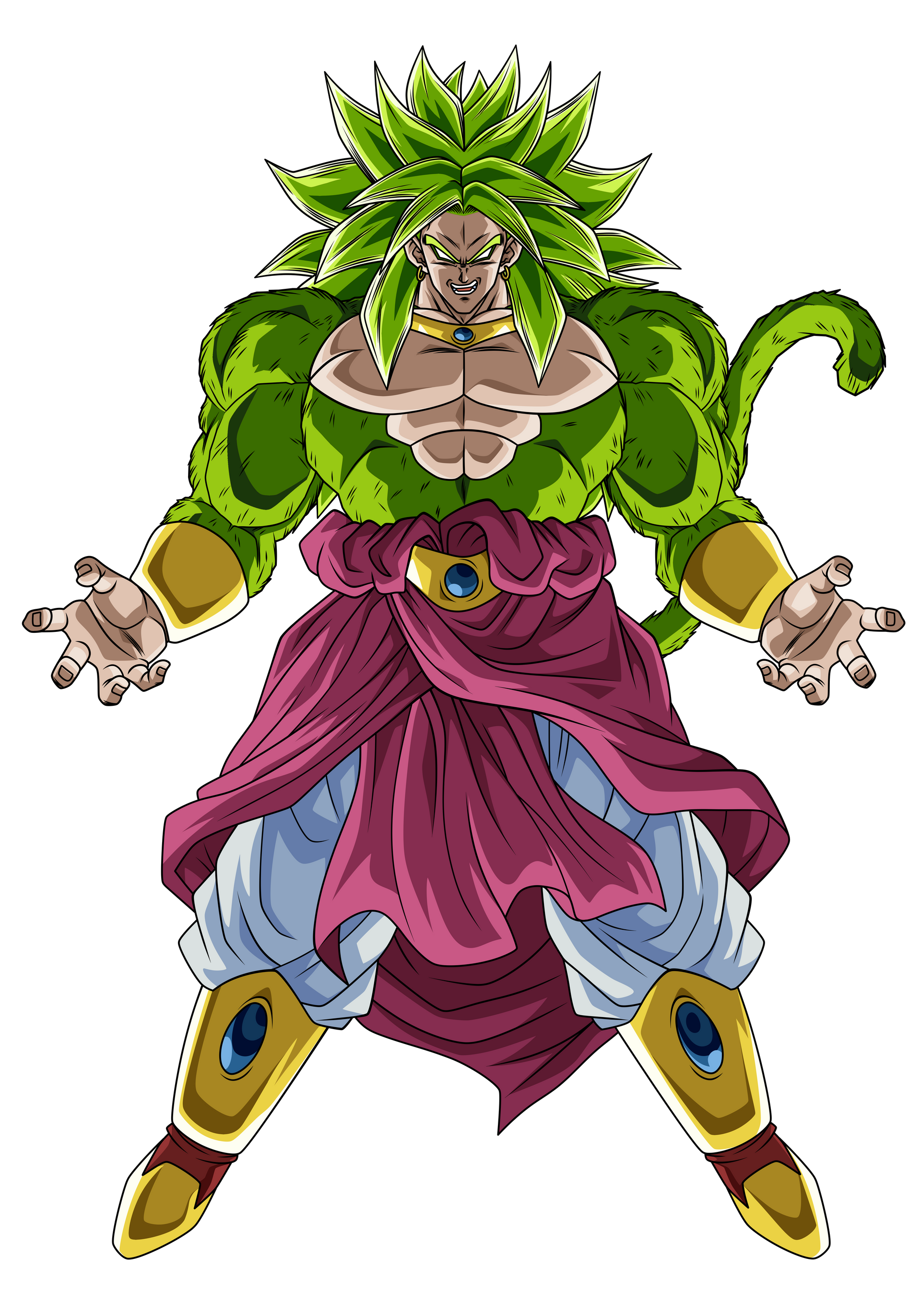 Broly SSJ4 1 SSJM4 Palette by SSJROSE890 on DeviantArt