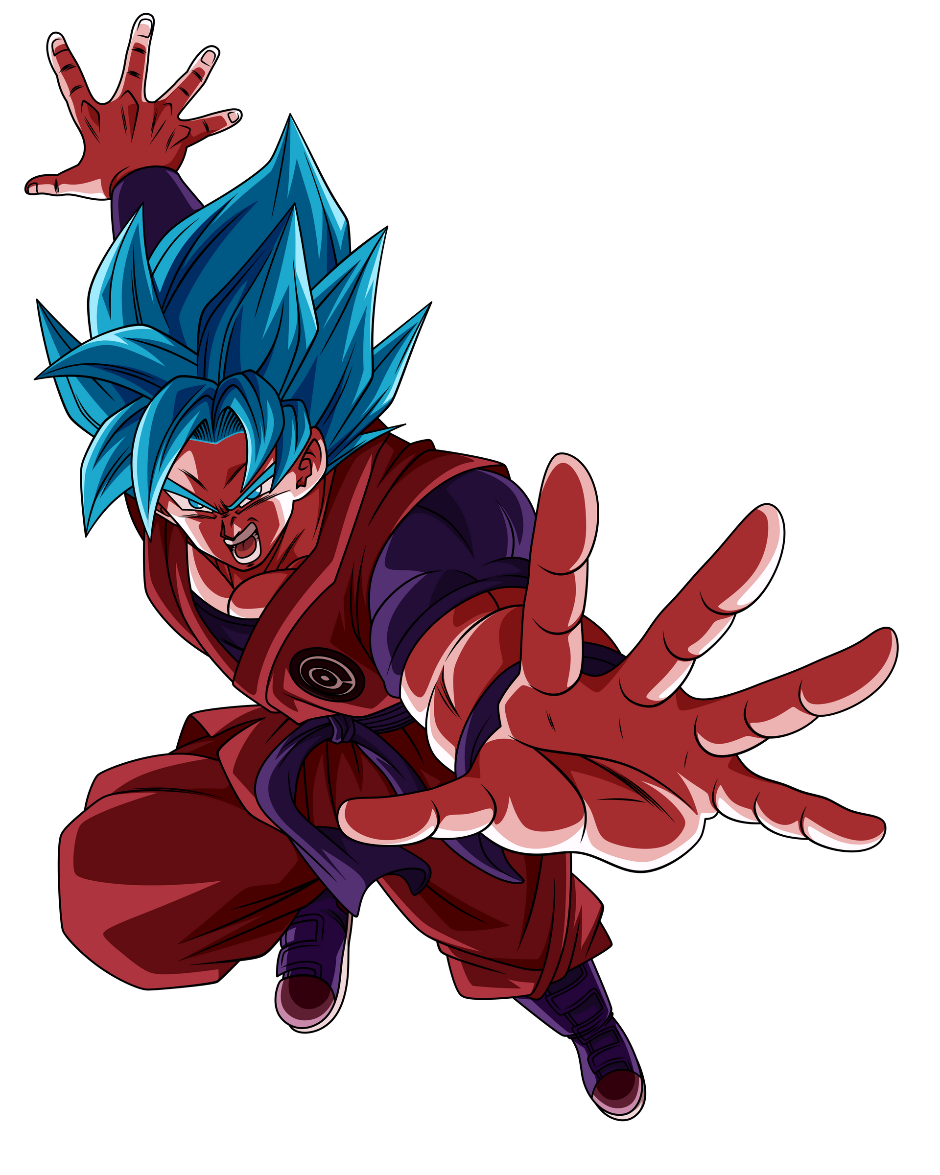 Goku Blue Kaioken Png - Goku Ssj Blue 2 Kaioken, Transparent Png