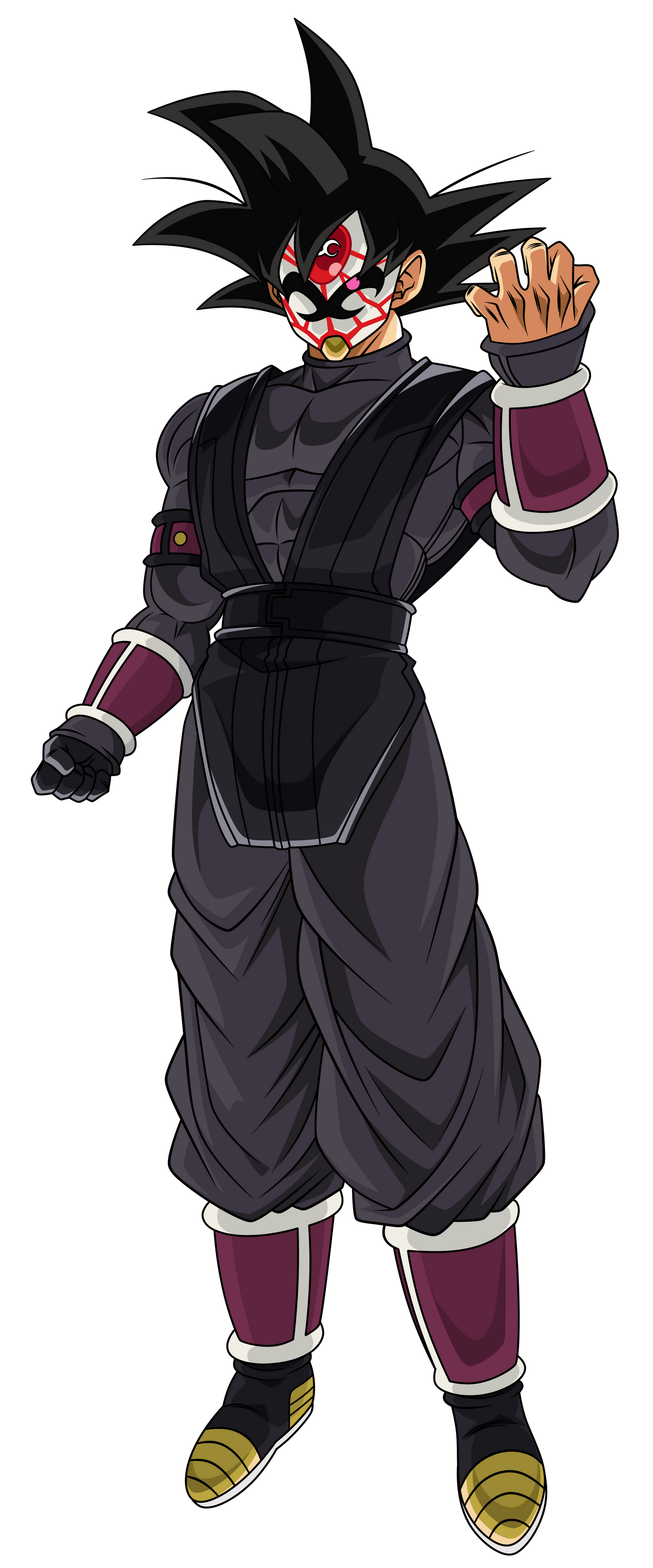 Crimson Masked Saiyan 1 by SSJROSE890 on DeviantArt