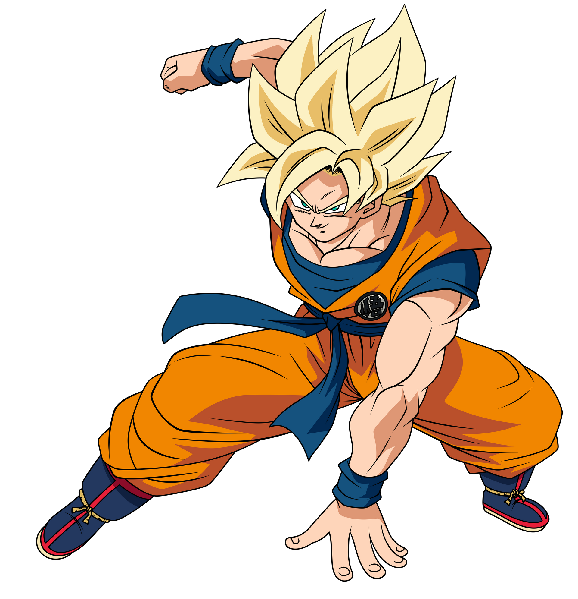 Goku Super Saiyajin Render 1 by SSJROSE890 on DeviantArt