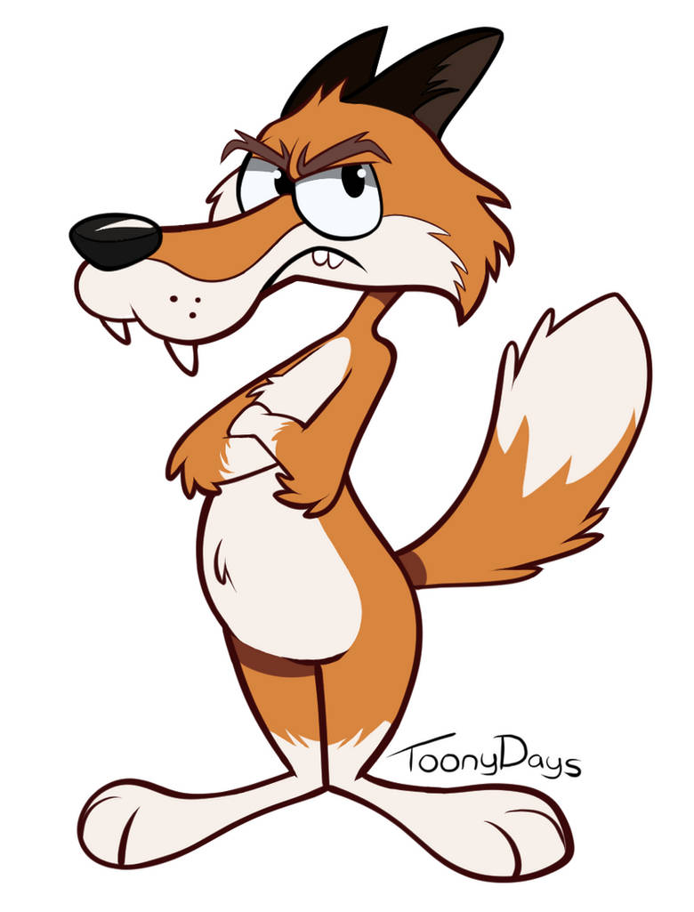 Grumpy Fox by ToonyDays on DeviantArt