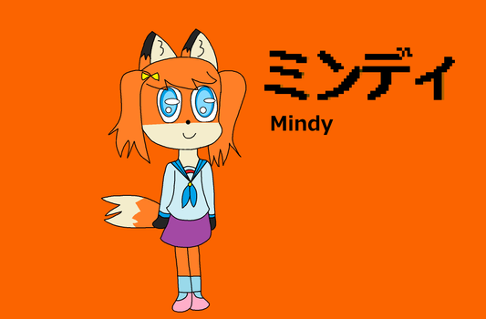Mindy as a Japanese School Girl
