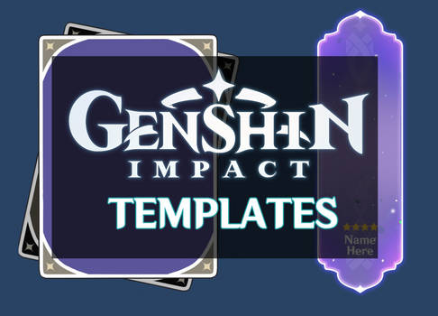 [F2U] Genshin Impact Drop Sum + Shop card template