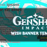 [ F2U ] Genshin Wish Banner template