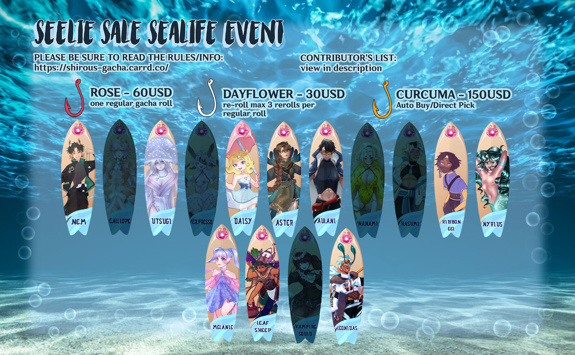 I told ya that the gacha community is an ocean their waves are