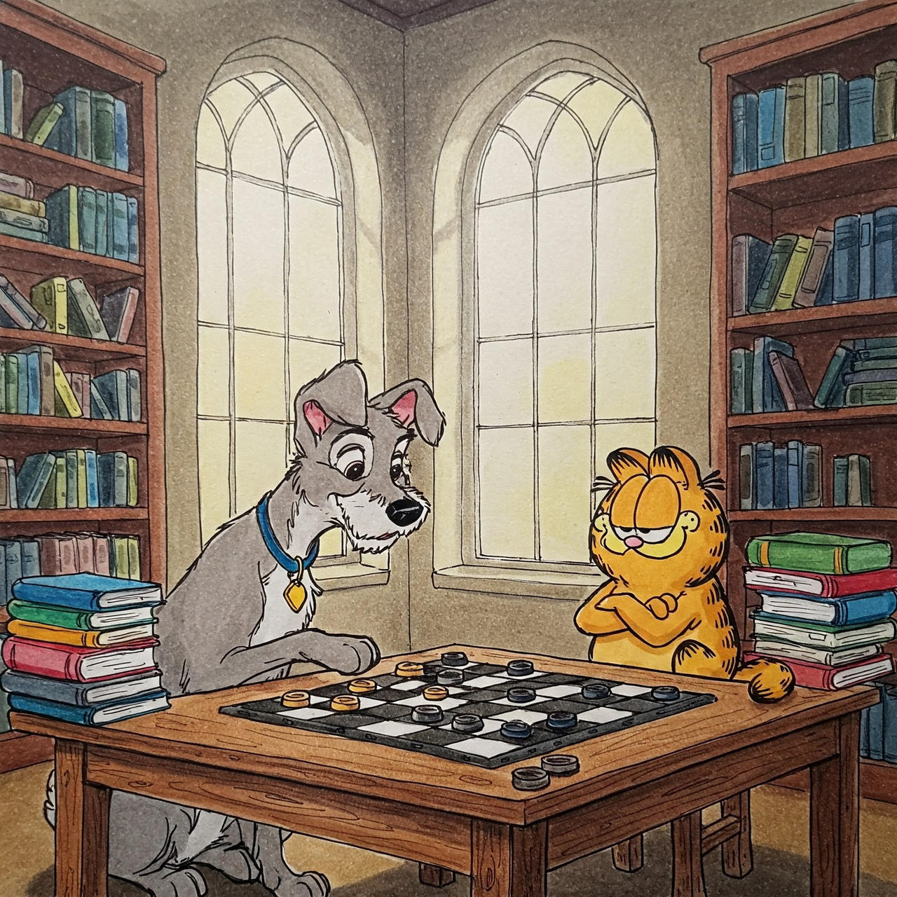 Nicholas Checkers Checkers...In The Library? by NicholasFromTX on DeviantArt