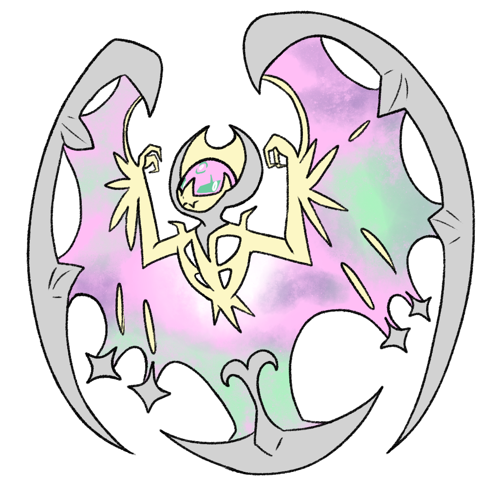 Lunala Shiny Dream World by SealNHJ on DeviantArt