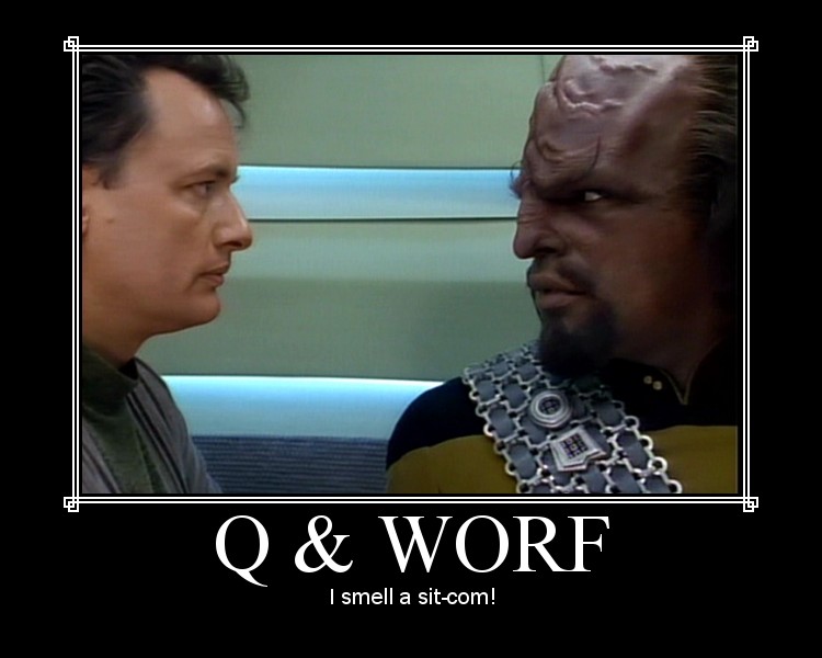 Motivational Q and Worf