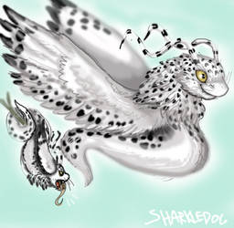 Flurry the Snowy Owl GAD by Sharkledog