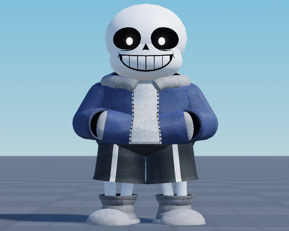 sans model thats it by D0cThomas on DeviantArt