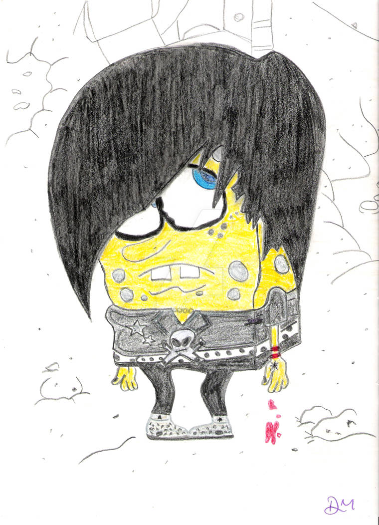 Emo Spongebob By SoullessMoon On DeviantArt emo-spongebob-by-soullessmoon-on-deviantart