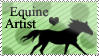 Equine Artist Stamp by Black-Heart-Always