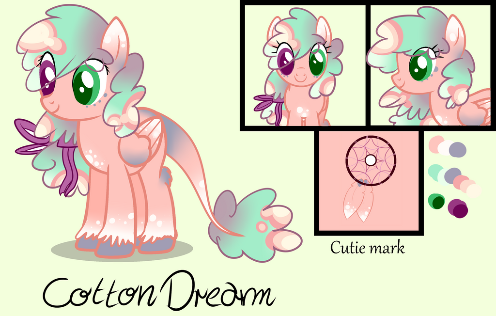 Cotton Dream Reference Sheet by QuillWithNoChill