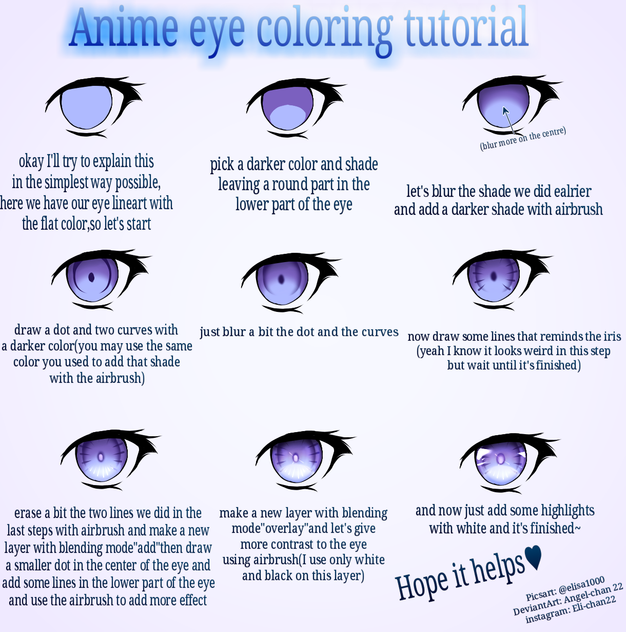 Anime Eye Coloring Tutorial by Angel-chan22 on DeviantArt
